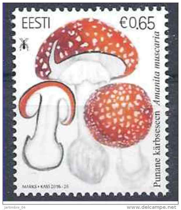 2016 ESTONIE  805** Champignon - Estonie