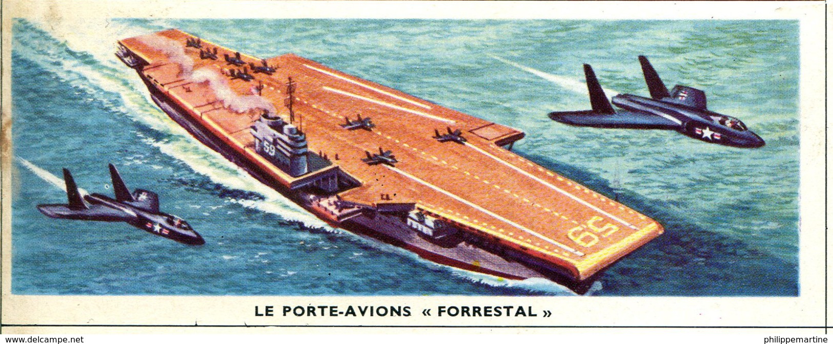 Image 13x 5,3 : Le Porte-avion "Forrestal" - Autres & Non Classés