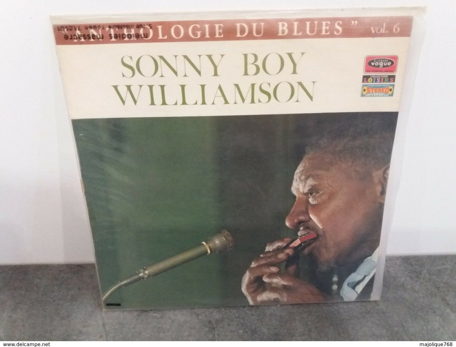 Anthologie Du Blues Vol 6 - Sonny Boy Williamson & Memphis Slim - Vogue  - Stereo CLVLX 410 Von 1969  Vinyl LP Original - Blues