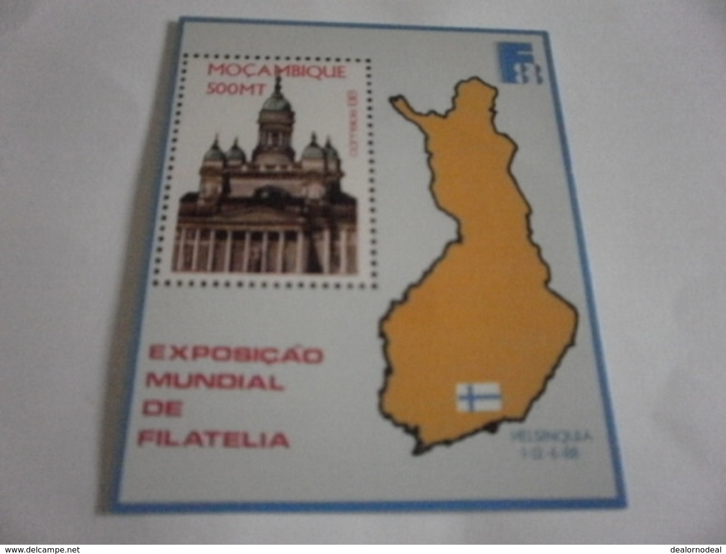 Miniature Sheet Imperf Philatelic Expo 88 - Mozambique