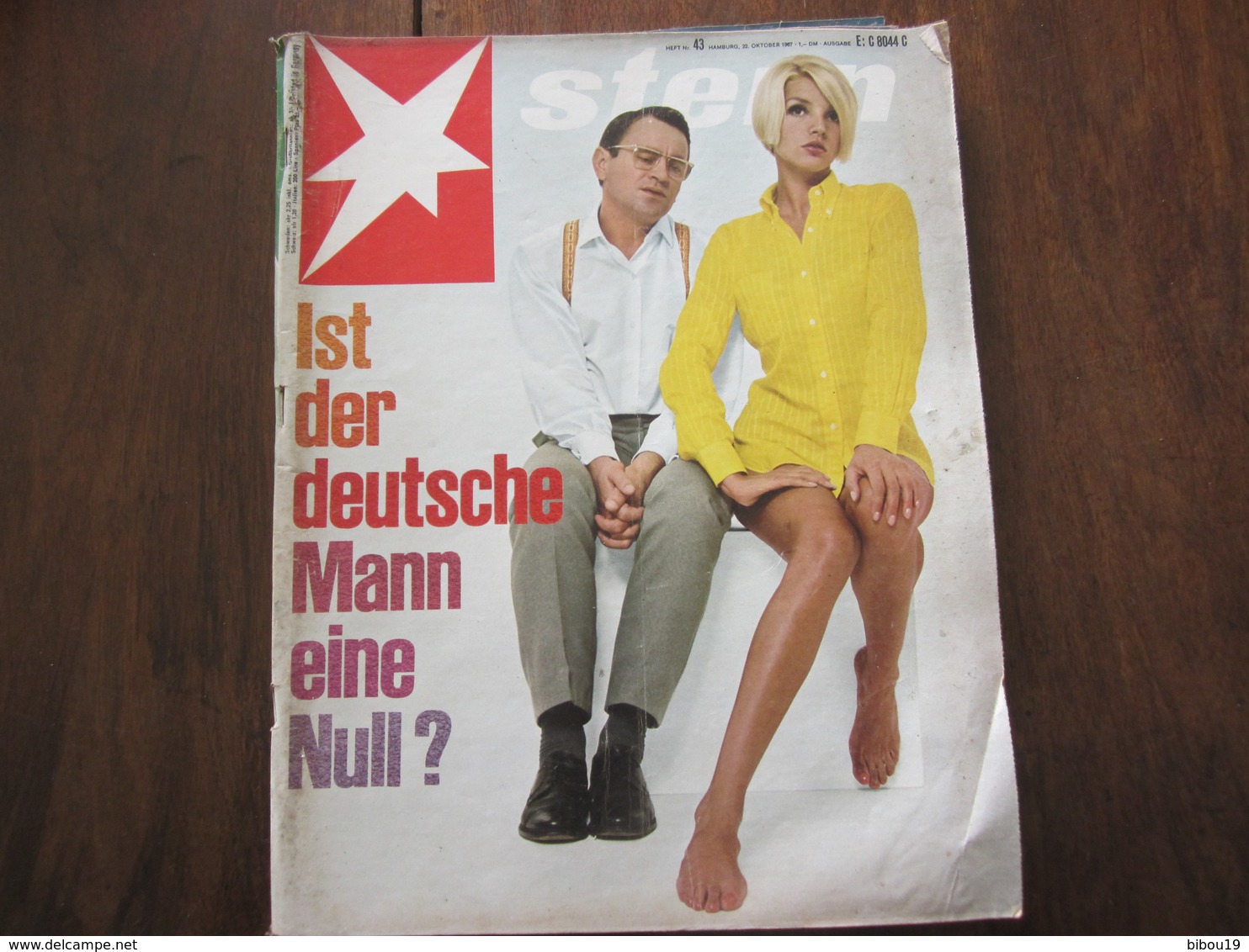 MAGAZINE STERN OKTOBER 1967   N 43 IST DER DEUTSCHE MANN EINE NULL? - Reise & Fun