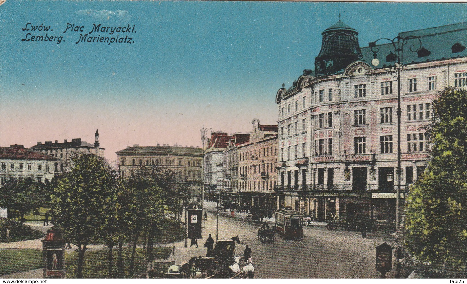 LWOW PLAC MARYACKI LEMBERG MARIENPLATZ - Ukraine