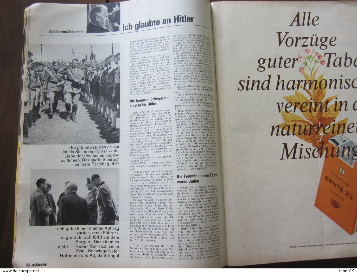 MAGAZINE STERN MAI  1967   N 21 BALDUR VON SCHIRACH ICH GLAUBTE AN HITLER - Voyage & Divertissement