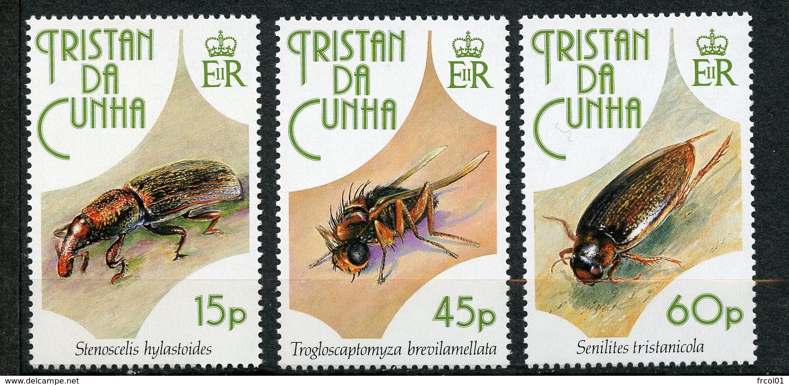 Tristan Da Cunha, Yvert 511/513, Scott 521/523, MNH - Tristan Da Cunha