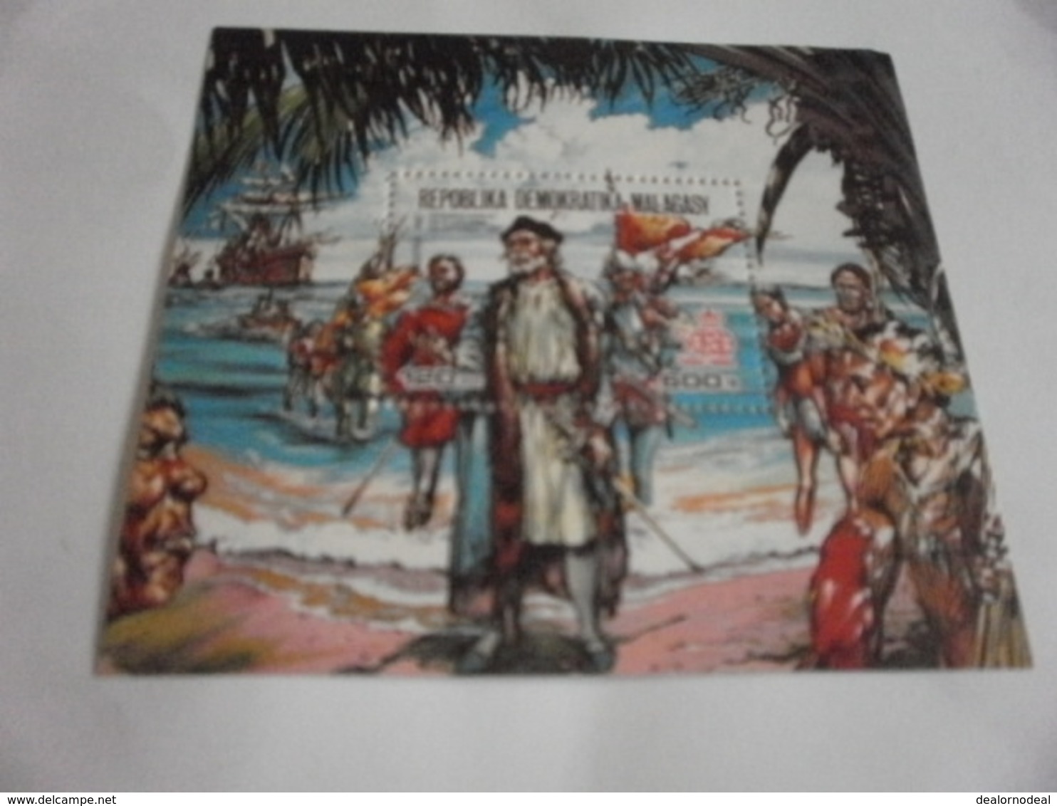 Miniature Sheet Perf Columbus 500 Years 1992 - Madagascar (1960-...)