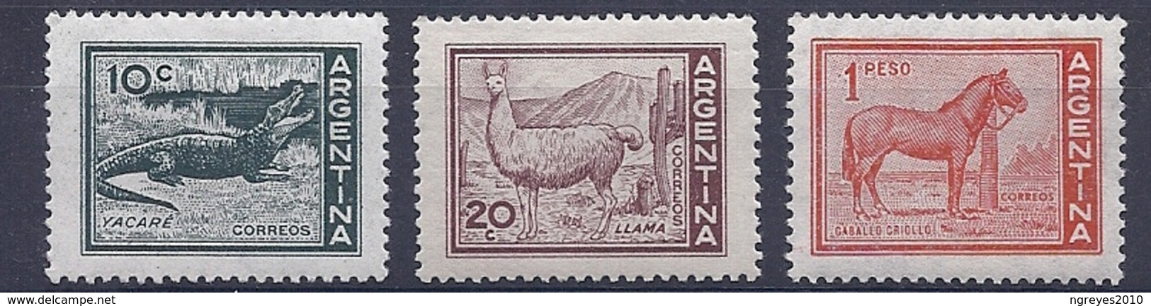 190031580  ARGENTINA   YVERT   Nº  602/2A/4  **/MNH - Nuevos