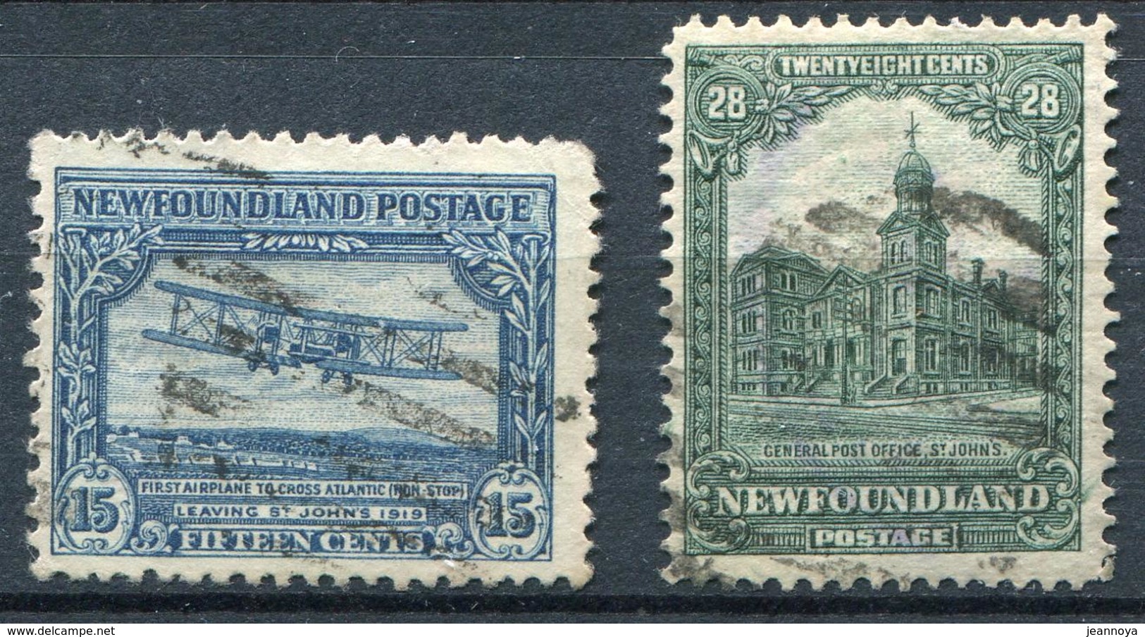 CANADA - TERRE NEUVE - N° 142 & 144 OBL. - TB - 1865-1902