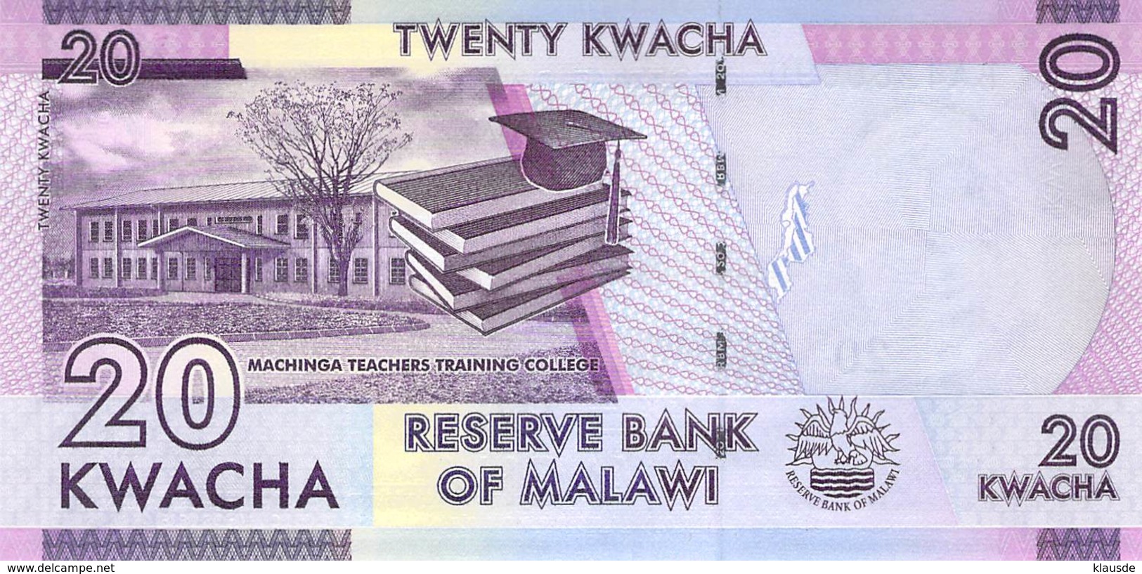 20 Kwacha Sambia 2016 - Zambia