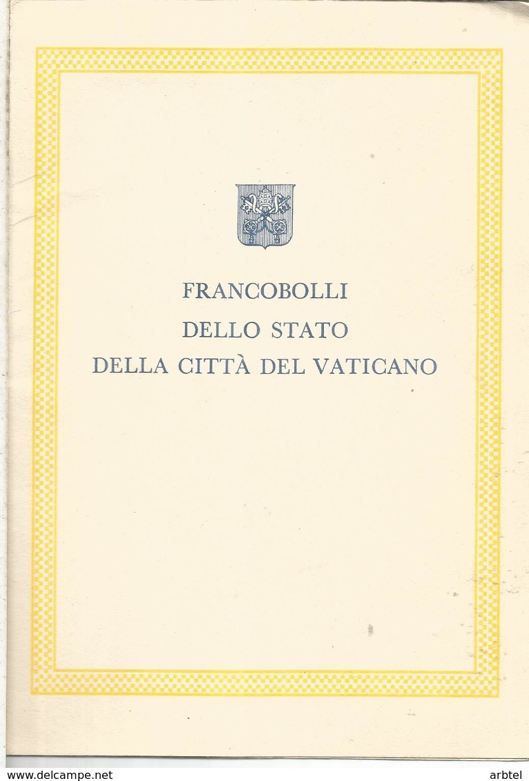 VATICANO 1959 DIPTICO CON SELLOS RELIGION NAVIDAD - Cartas & Documentos