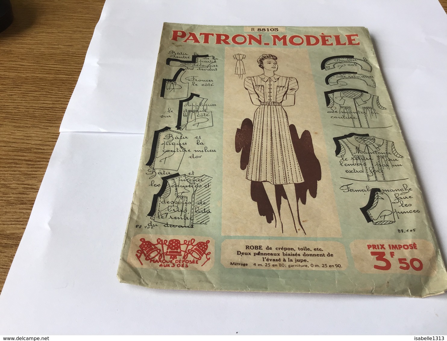 Patron Modèle Robe - Patronen