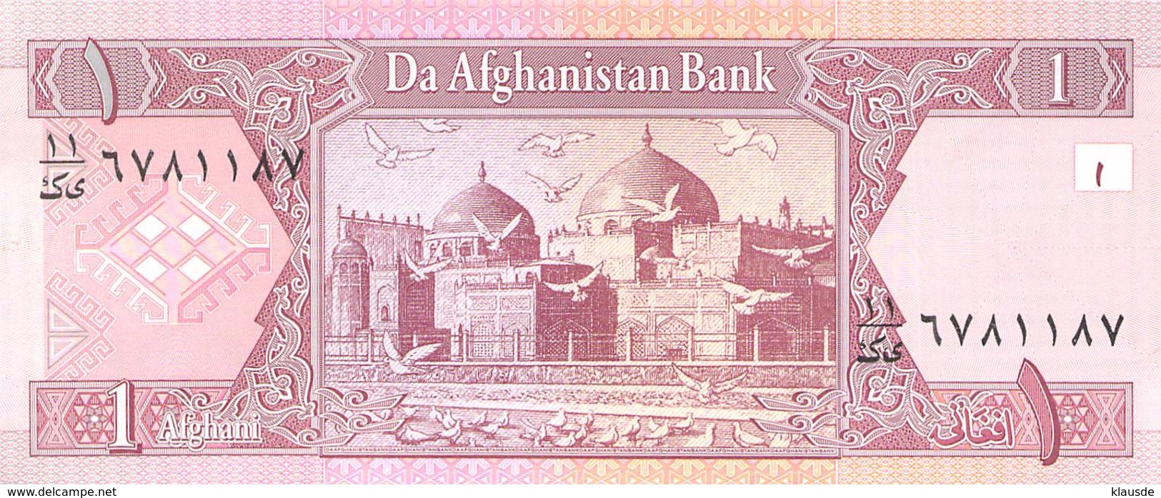 Afghanistan 1 Afghani UNC - Afghanistan