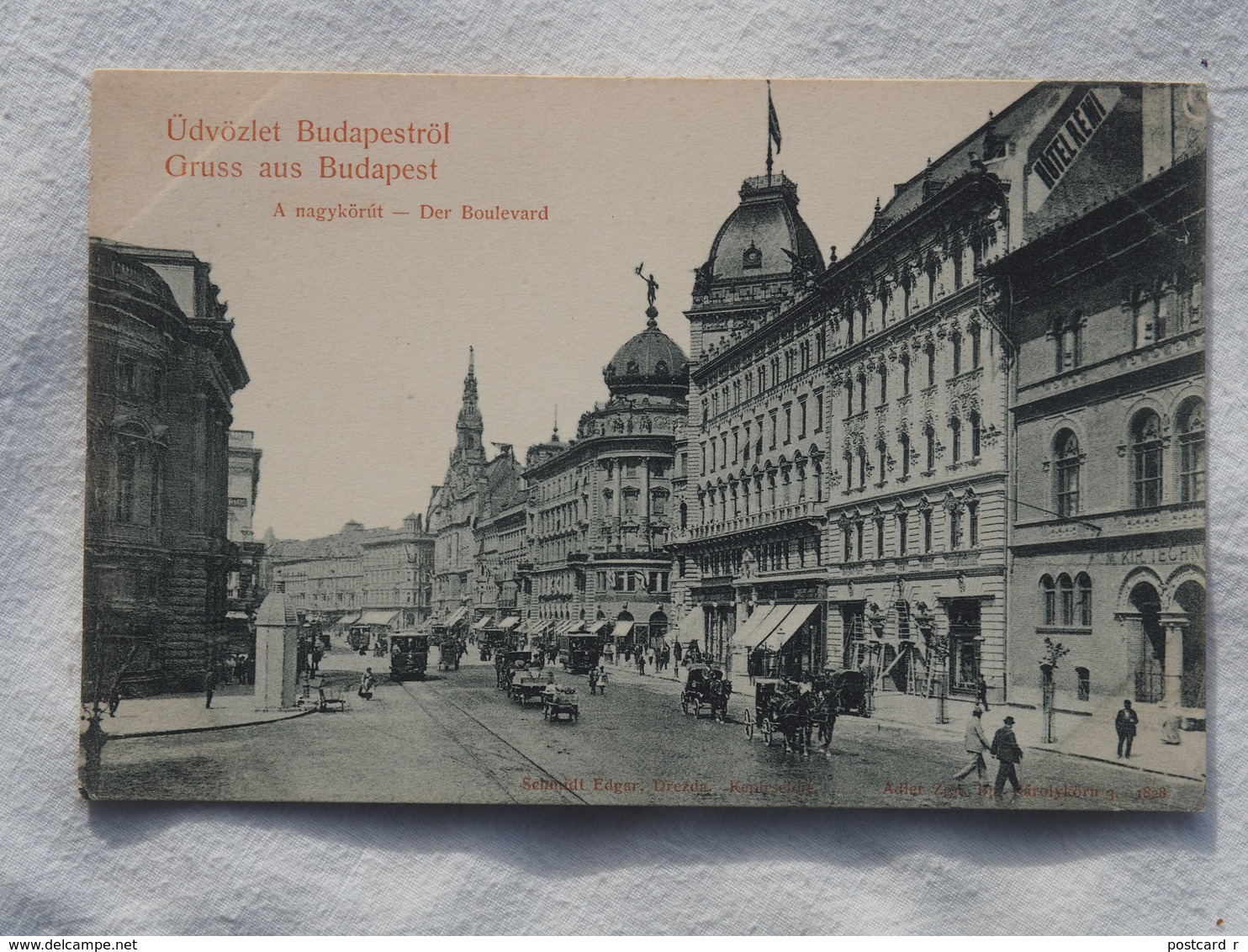 Hungary Magyar  Bruss Aus Budapest DER BOULEVARD       A 189 - Hungría