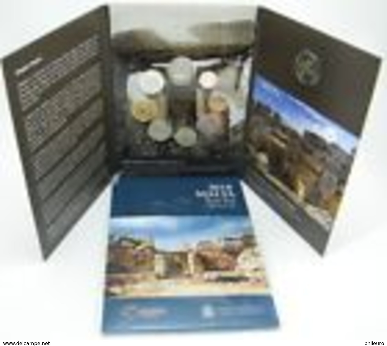 Malte 2018 : Coffret BU De 9 Pièces Dont La 2€ Commémorative 'Temple De Mnajdra' Avec Le 'F' - Disponible En France - Malta