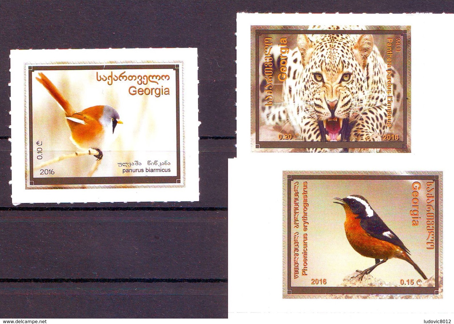 Georgie Georgia 2016 Fauna Complete Set Serie Somplete Faune MNH** - Georgien