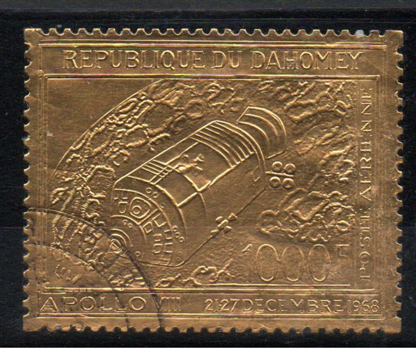 DAHOMEY - YT PA N° 106 - Cote: 25,00 € - Timbre OR - Gold - Benin - Dahomey (1960-...)