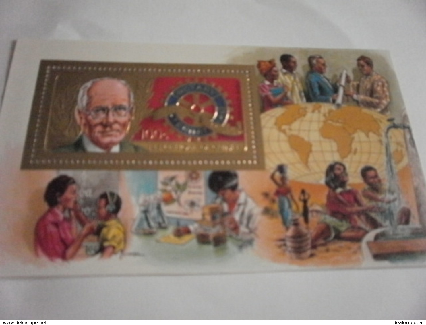 Miniature Sheet Perf Rotary International - Guinea (1958-...)