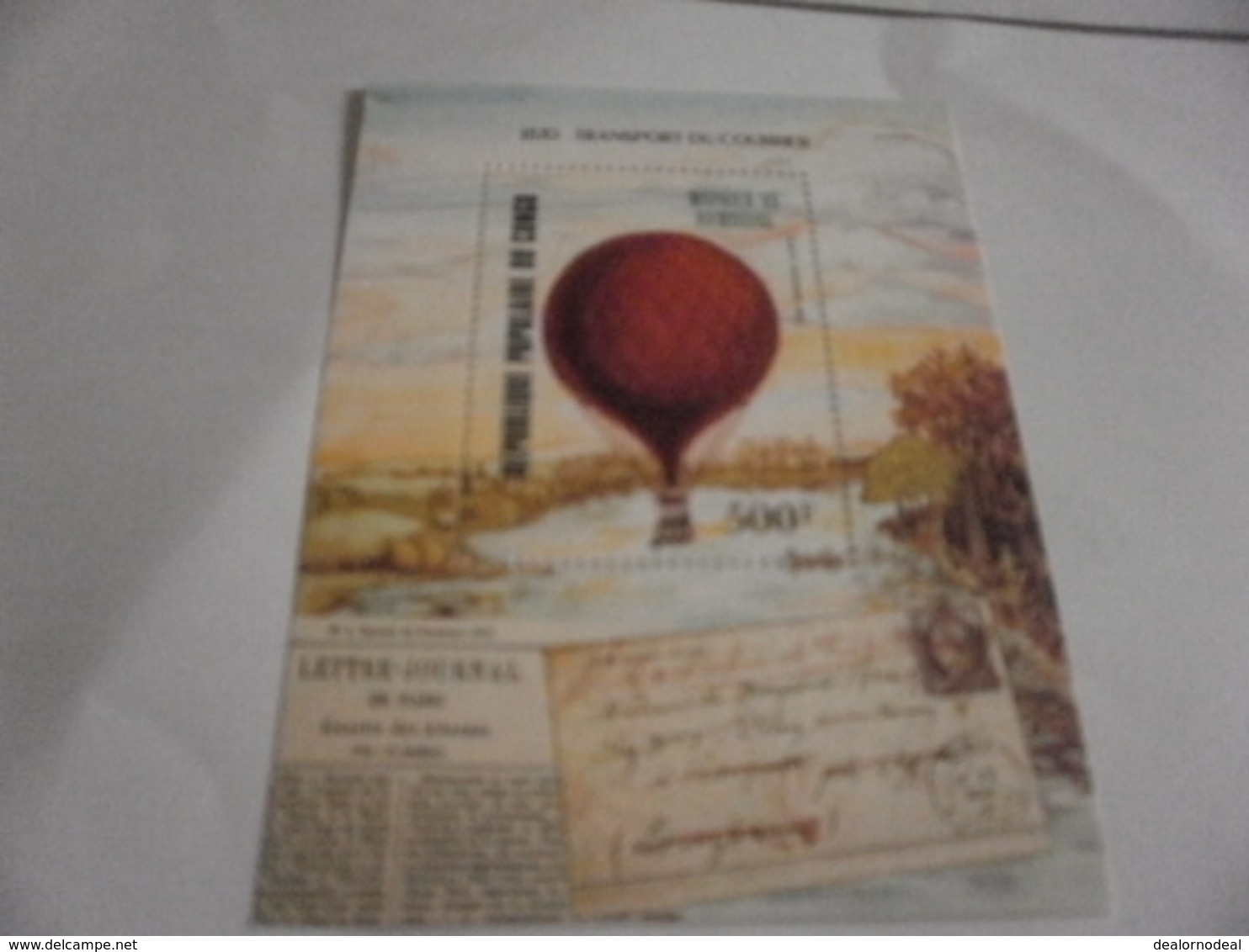 Miniature Sheet Perf 200th Anniversary Balloon Flight - Mint/hinged