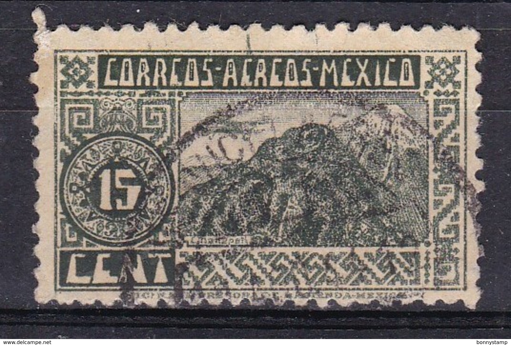 Messico, 1934/35 - 15c Orizaba Volcano - Nr.C67 Usato° - Mexico