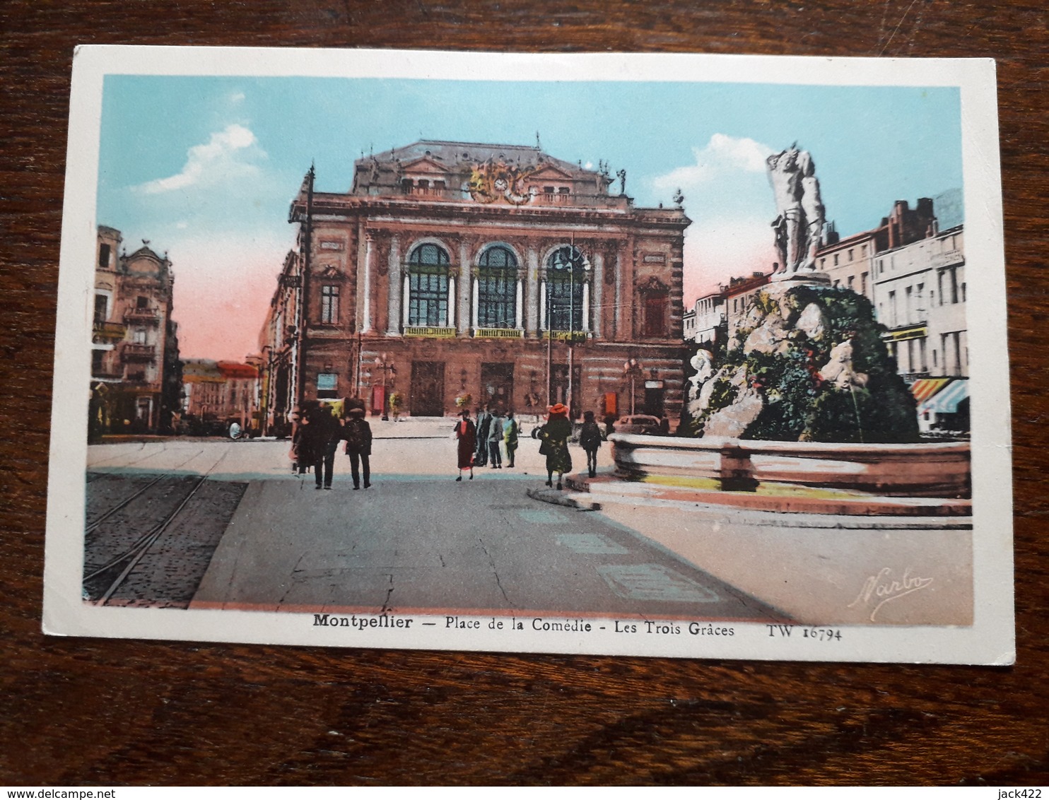 L19/607 Montpellier. Place De La Comédie. Les Trois Graces - Montpellier