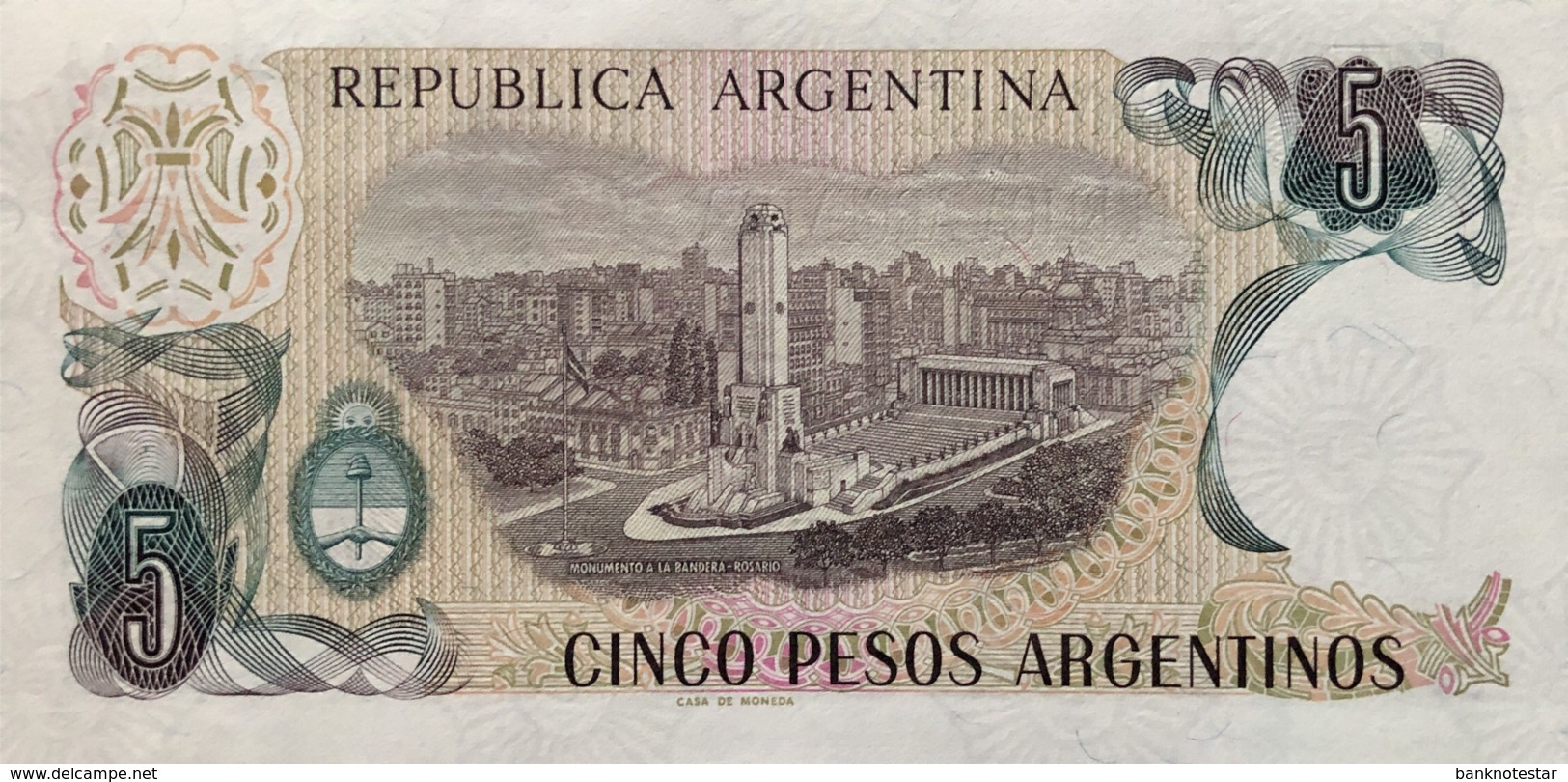 Argentina 5 Peso Argentino, P-312 (1983) - UNC - Argentinien