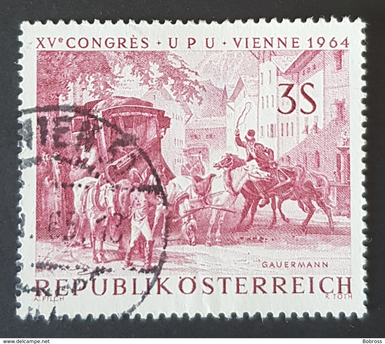 1964 The 15th Congress Of The Universal Postal Union Vienna,, Republick Österreich, Austria, Autriche, *,**, Or Used - Gebruikt