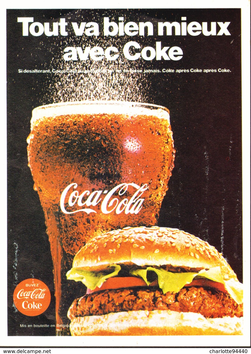 PUB " COCA-COLA " 1960'S ( 12 ) - Poster & Plakate