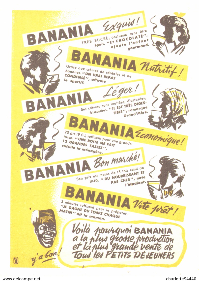 PUB " BANANIA " 1950'S ( 14 ) - Advertising Posters