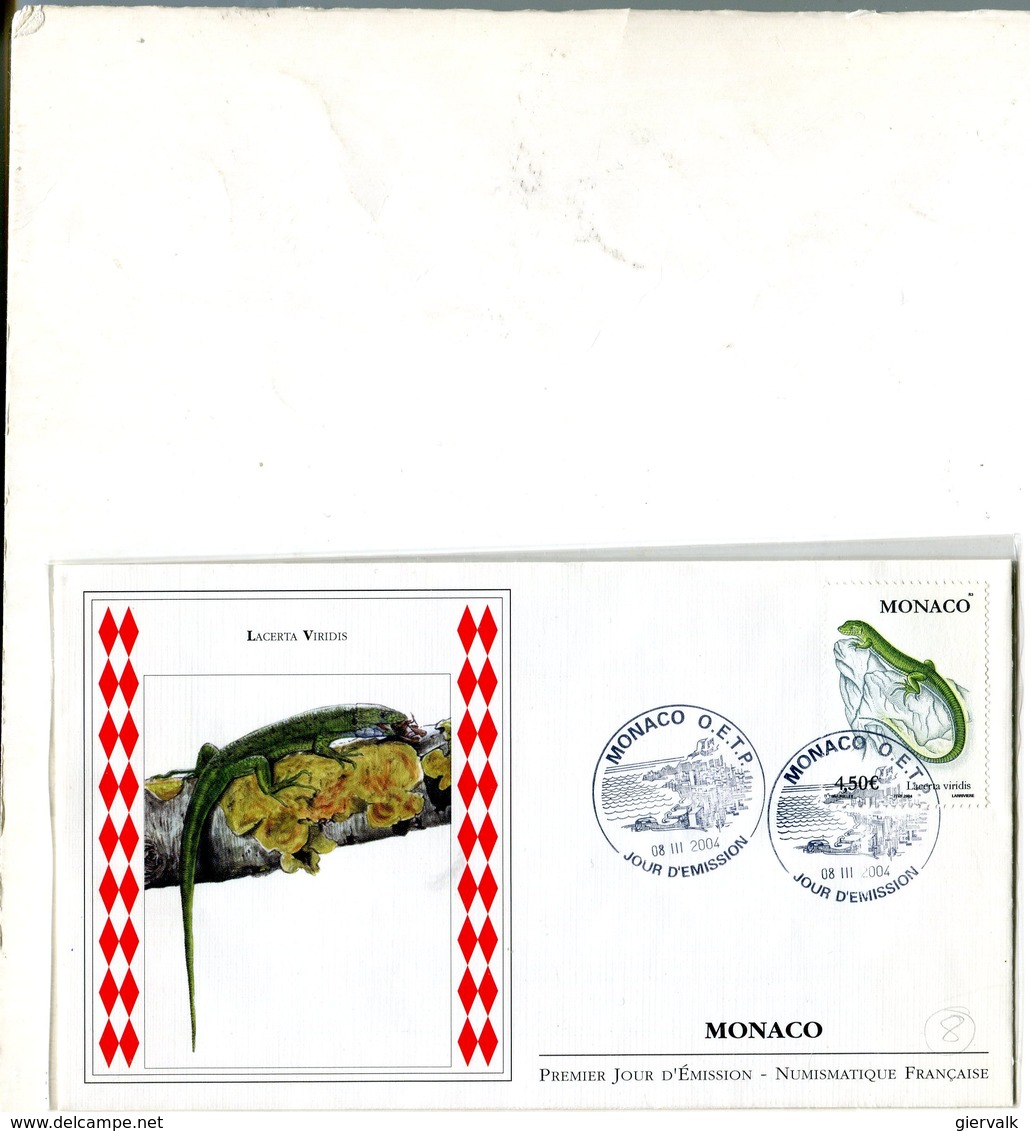 MONACO 2004 FDC With LIZARD.BARGAIN.!! - Andere & Zonder Classificatie