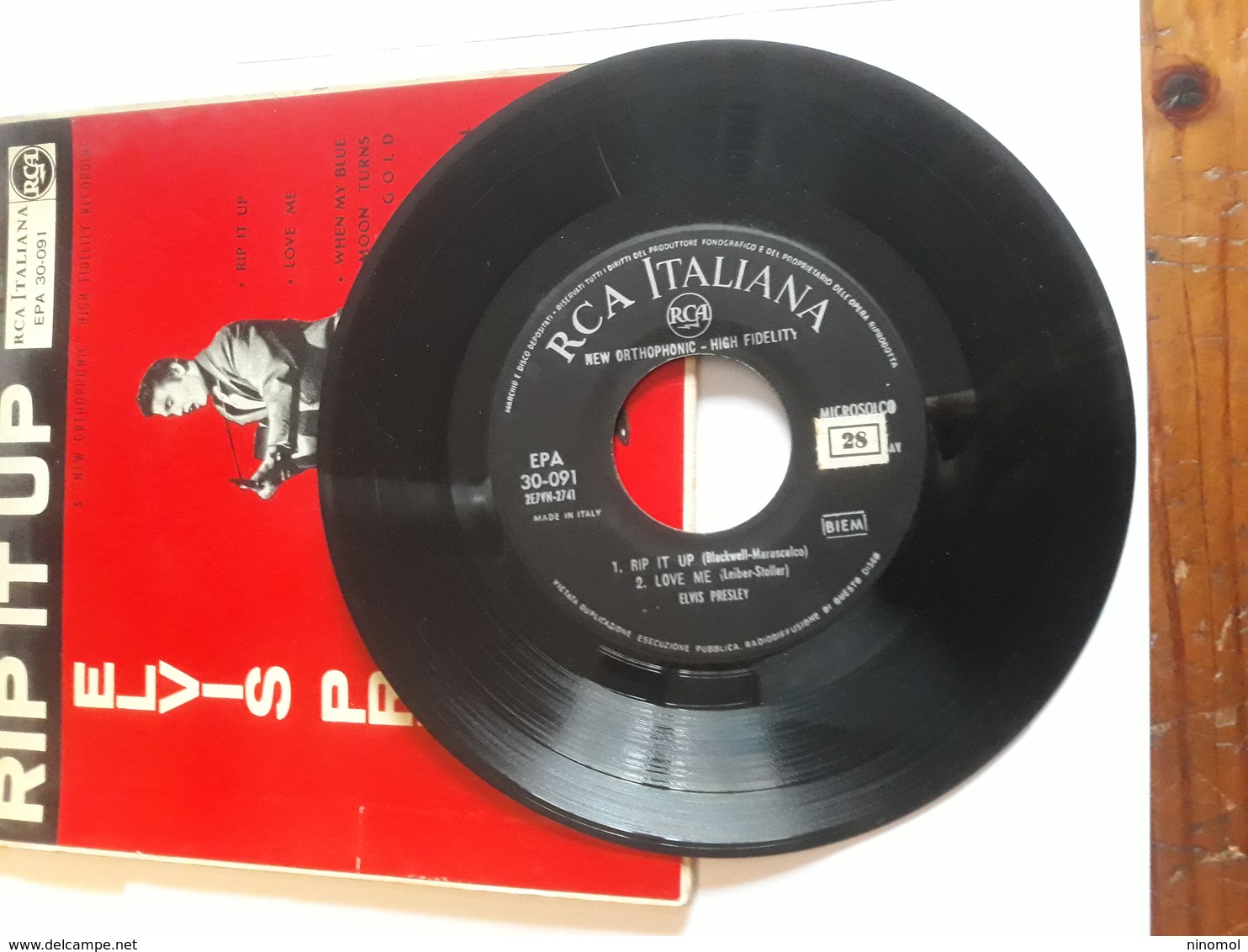 Elvis Presley  -  1959.   RCA Italiana ‎– EPA 30-091 - RARO!!!!!! - Rock