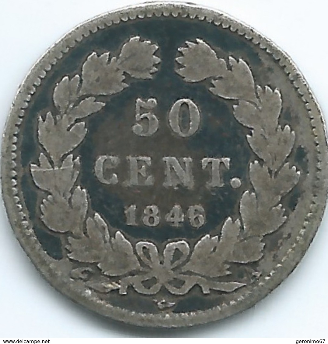 France - Louis Philippe - 1846 - 50 Centimes - KM768 - Sonstige & Ohne Zuordnung