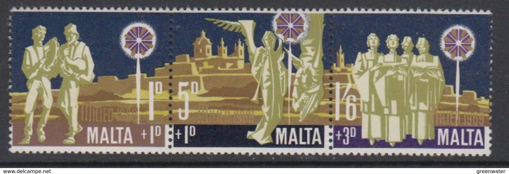 Malta 1970 Christmas / Weihnachten 3v ** Mnh (42797G) - Malta