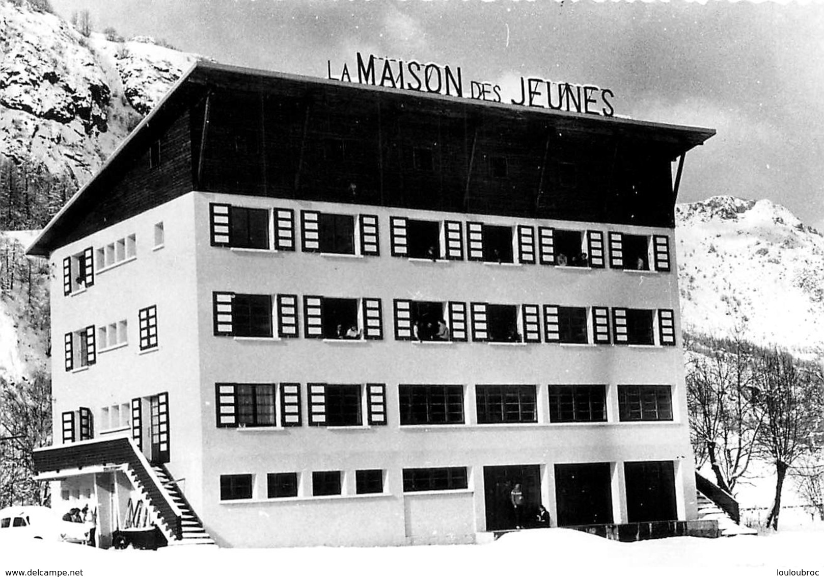 VALLOIRE LA MAISON DES JEUNES  PHOTO ORIGINALE FORMAT 11  X 8  CM - Orte