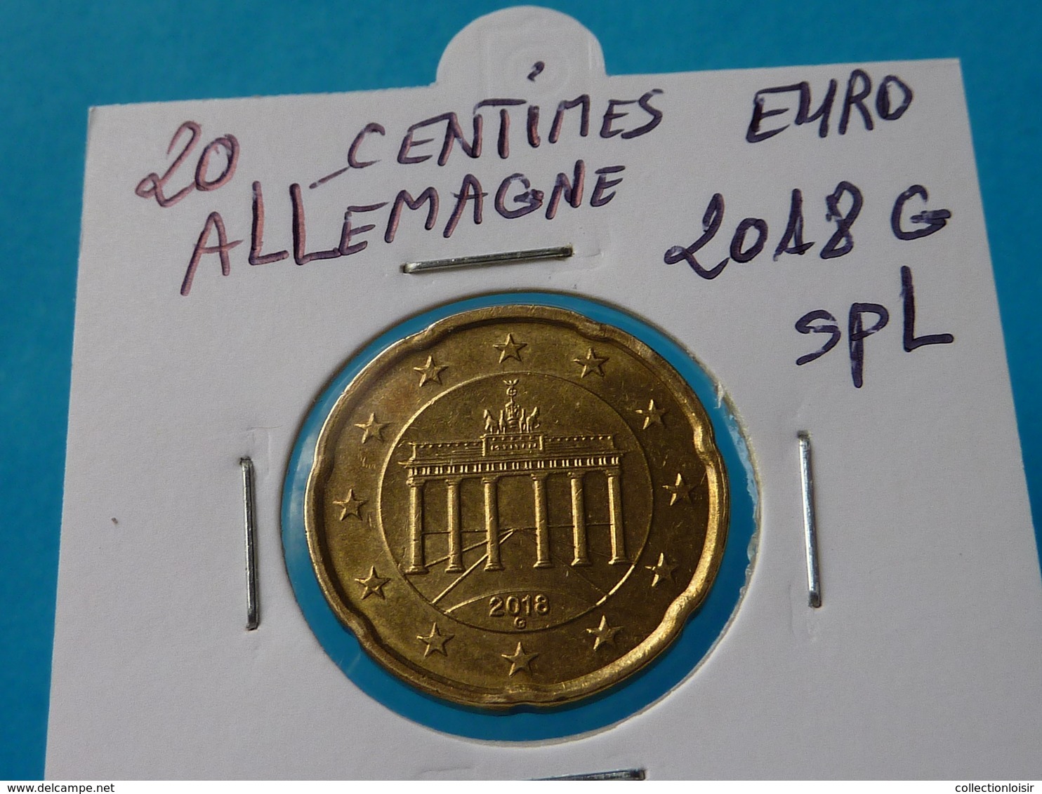 20 CENTIMES EURO ALLEMAGNE 2018 G Spl  ( 2 Photos ) - Allemagne