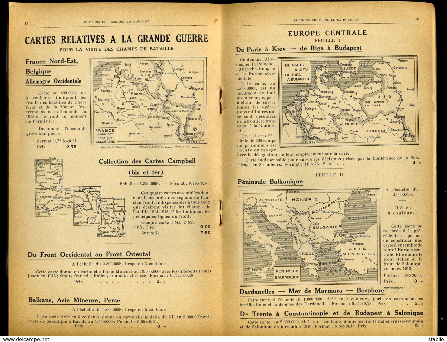 CARTES ET PUBLICATIONS AERONAUTIQUES - GEOGRAPHIQUES - SCIENTIFIQUES ET TOURISTIQUES - BLONDEL LA ROUGERY - Mapas/Atlas