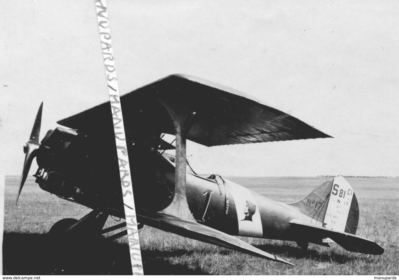 PHOTO / 1924-1929 / AVION BLERIOT SPAD S 81 C1 / N°17 / SPA 124 / 2e RÉGIMENT AVIATION DE CHASSE - 10e ESC ??? LA JEANNE - Aviation