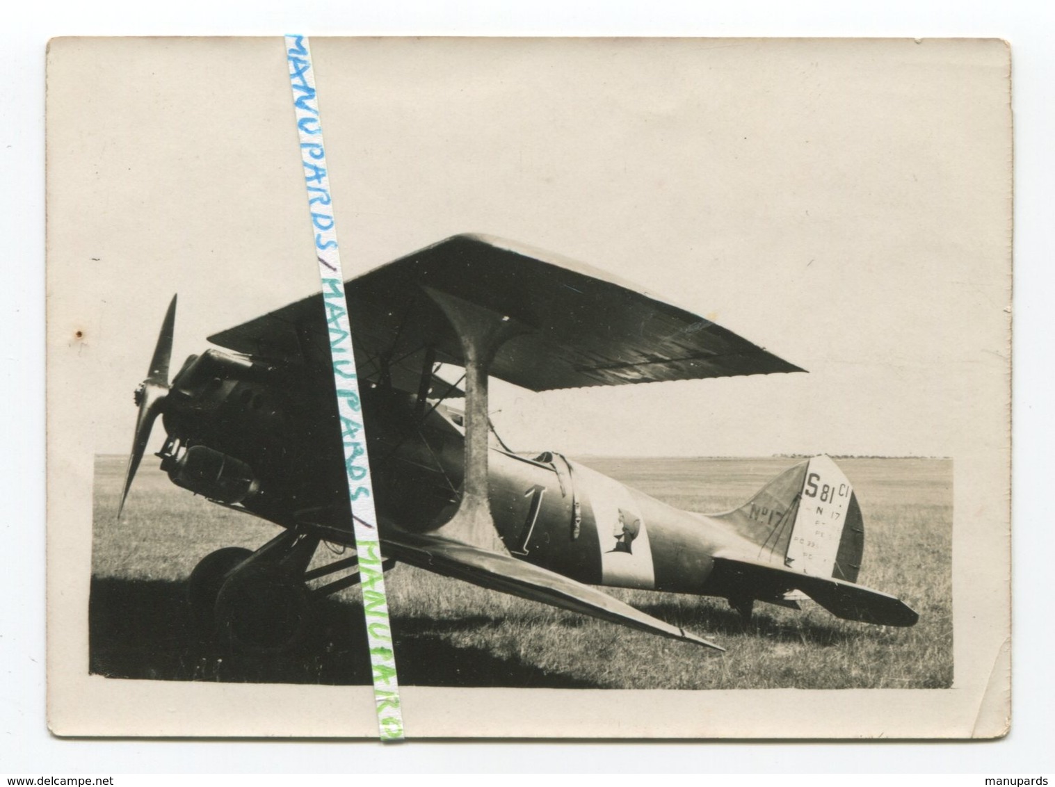 PHOTO / 1924-1929 / AVION BLERIOT SPAD S 81 C1 / N°17 / SPA 124 / 2e RÉGIMENT AVIATION DE CHASSE - 10e ESC ??? LA JEANNE - Aviation