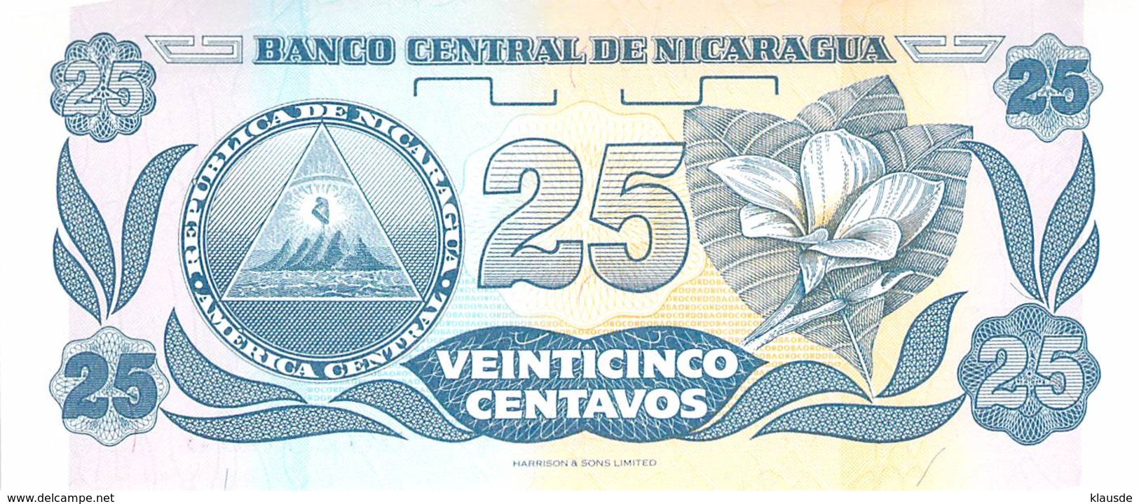 25 Centavos Nicaragua - Nicaragua