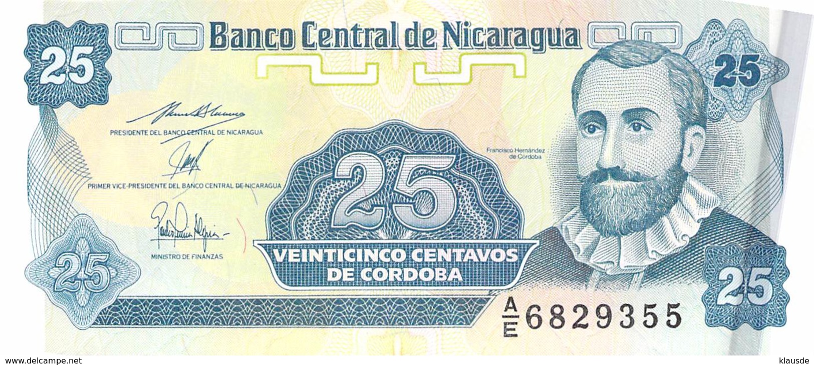 25 Centavos Nicaragua - Nicaragua