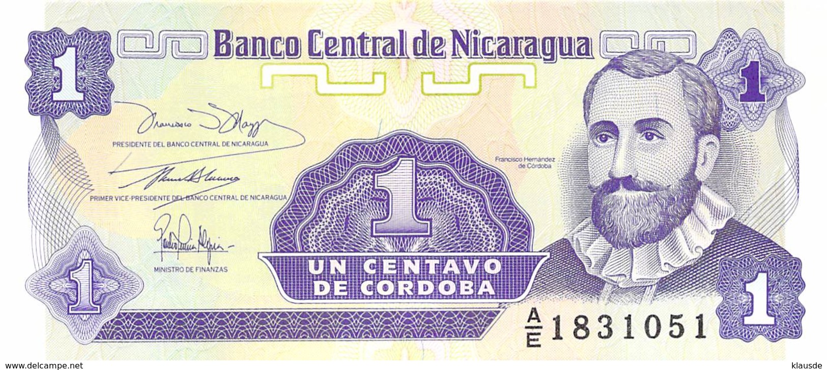 1 Centavos Nicaragua UNC - Nicaragua