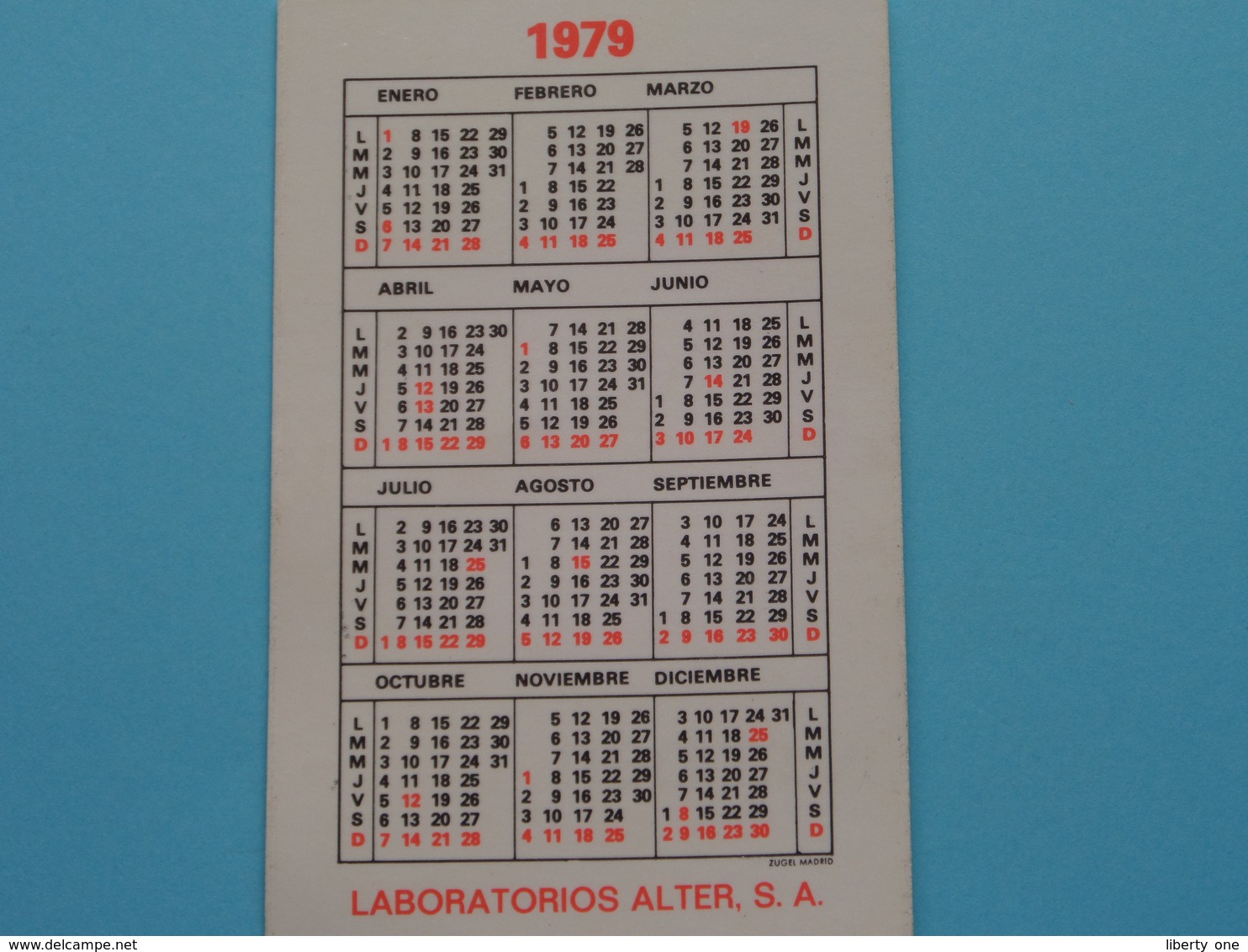 LABORATORIOS ALTER S.A. > 1979 > NUTRIBEN Alimentacion Infantil Natural E Instantanea Harinas Y Tarros ! - Klein Formaat: 1971-80