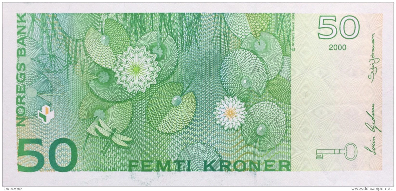 Norway 50 Kroner, P-46b 2000 UNC - Norway