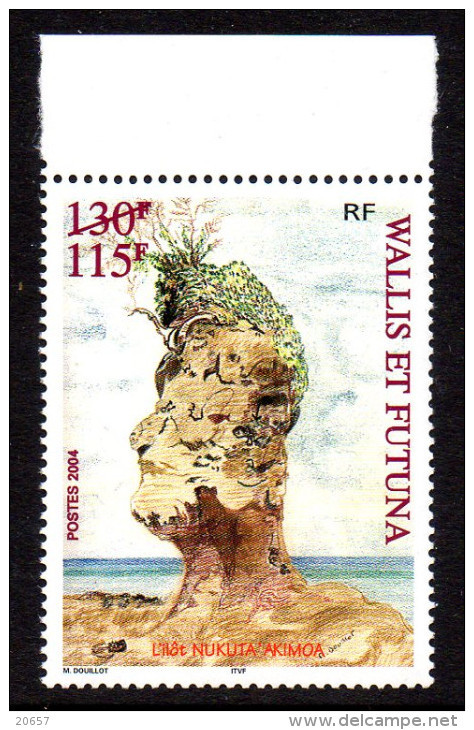 Wallis Et Futuna 0627 Rocher - Unused Stamps