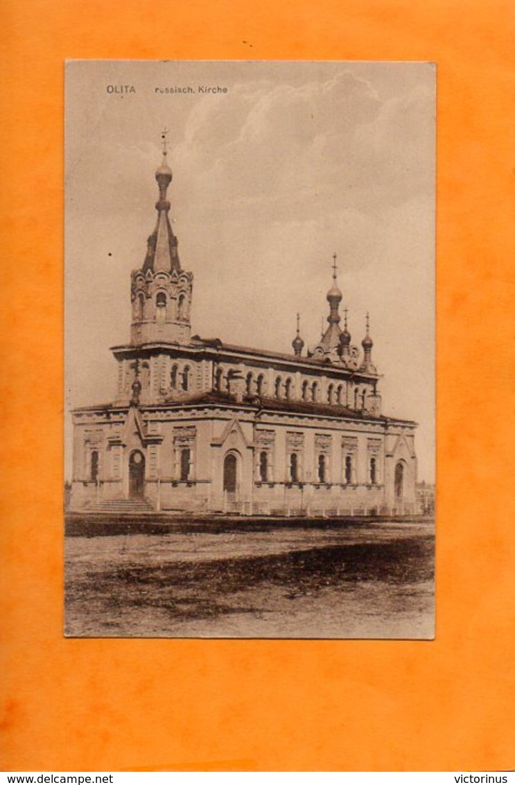 OLITA - ALITUS - ALYTUS - ( Polnisch ) Landst. Inf. Ers. Batl. BRUCHSAL ( XIV - 26 )  RUSSICHE KIRCHE  - Sept. 1916 - Lituanie