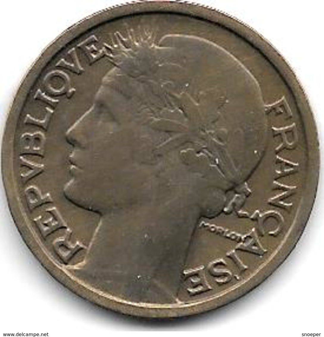 France  1 Franc  1934 Km 885   Vf+ - 1 Franc