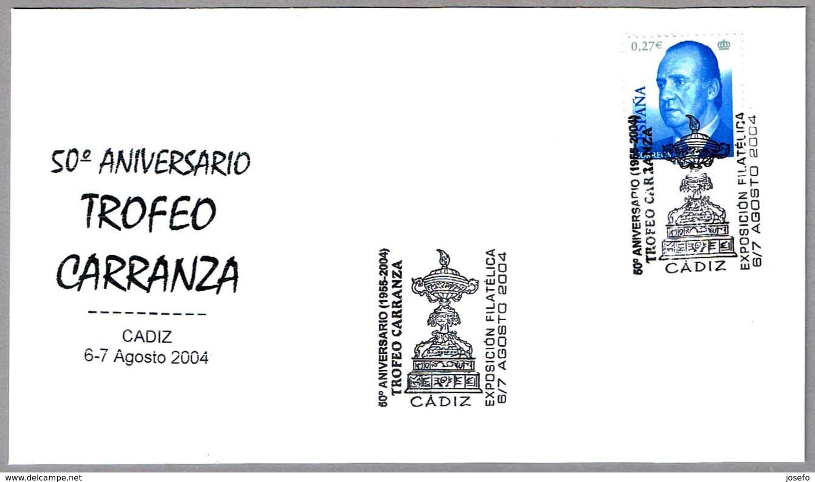 50 Años TROFEO CARRANZA - Futbol - Football. Cadiz, Andalucia, 2004 - Cartas & Documentos