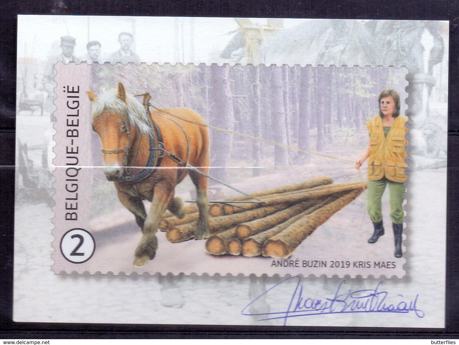 Belgie - 2019 - OBP - 5 Max. Kaarten - ** Andre Buzin - Kris Maes ** Uitgifte Bpost - 2011-..