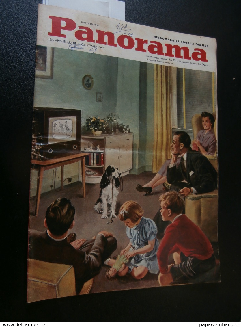 Panorama 19 Du 04/09/1956 : Fernandel, Gendarmes, L Mottiat, R Warneford, Clark - Informations Générales