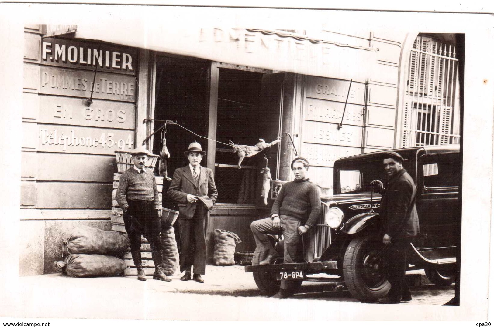 CPA HERAULT.MONTPELLIER.F.MOLINIER.AVENUE GEORGES CLEMENCEAU.CARTE PHOTO - Montpellier