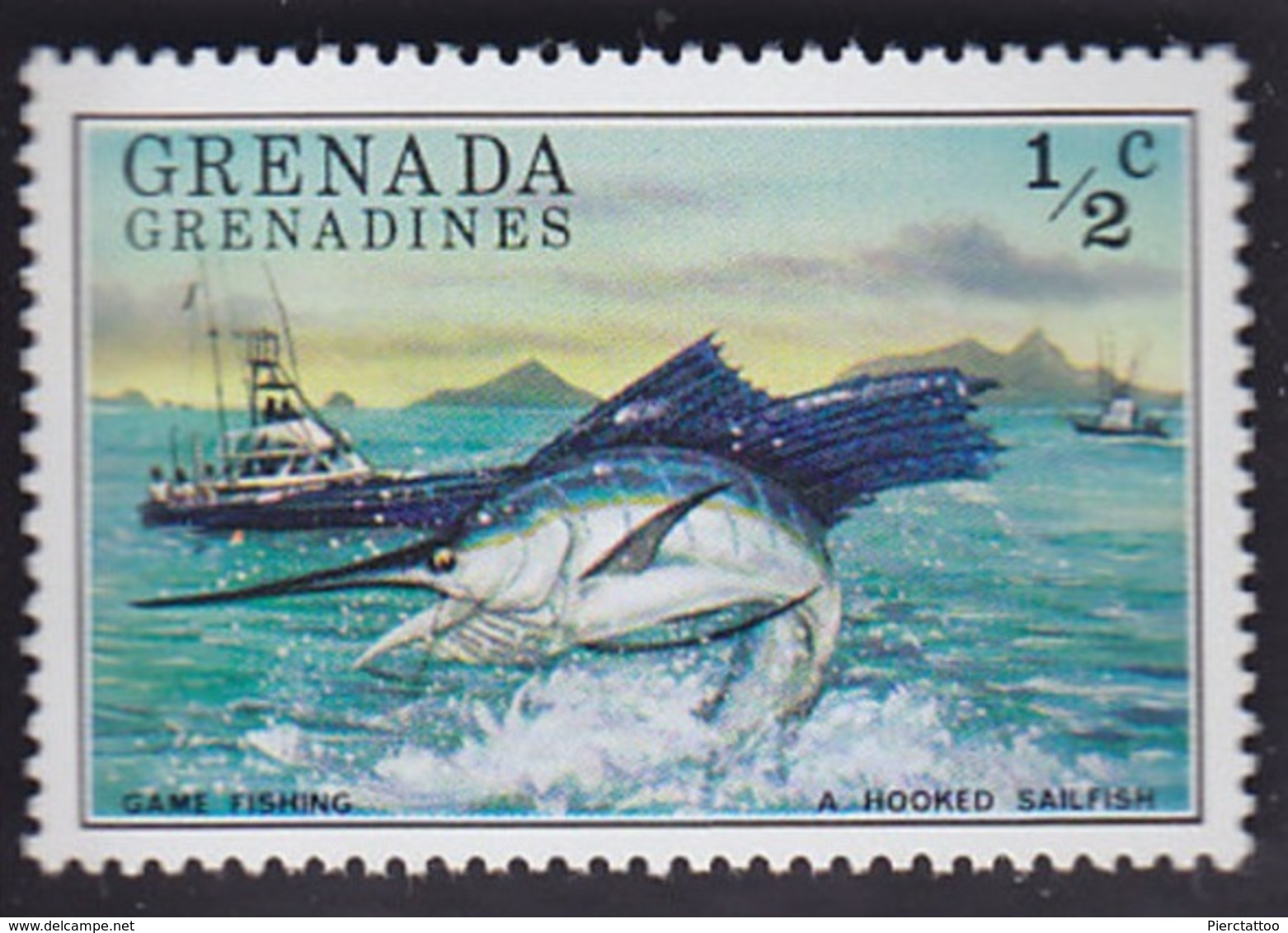 Espadon (Poisson / Bateau) - Grenade - 1976 - Grenada (1974-...)