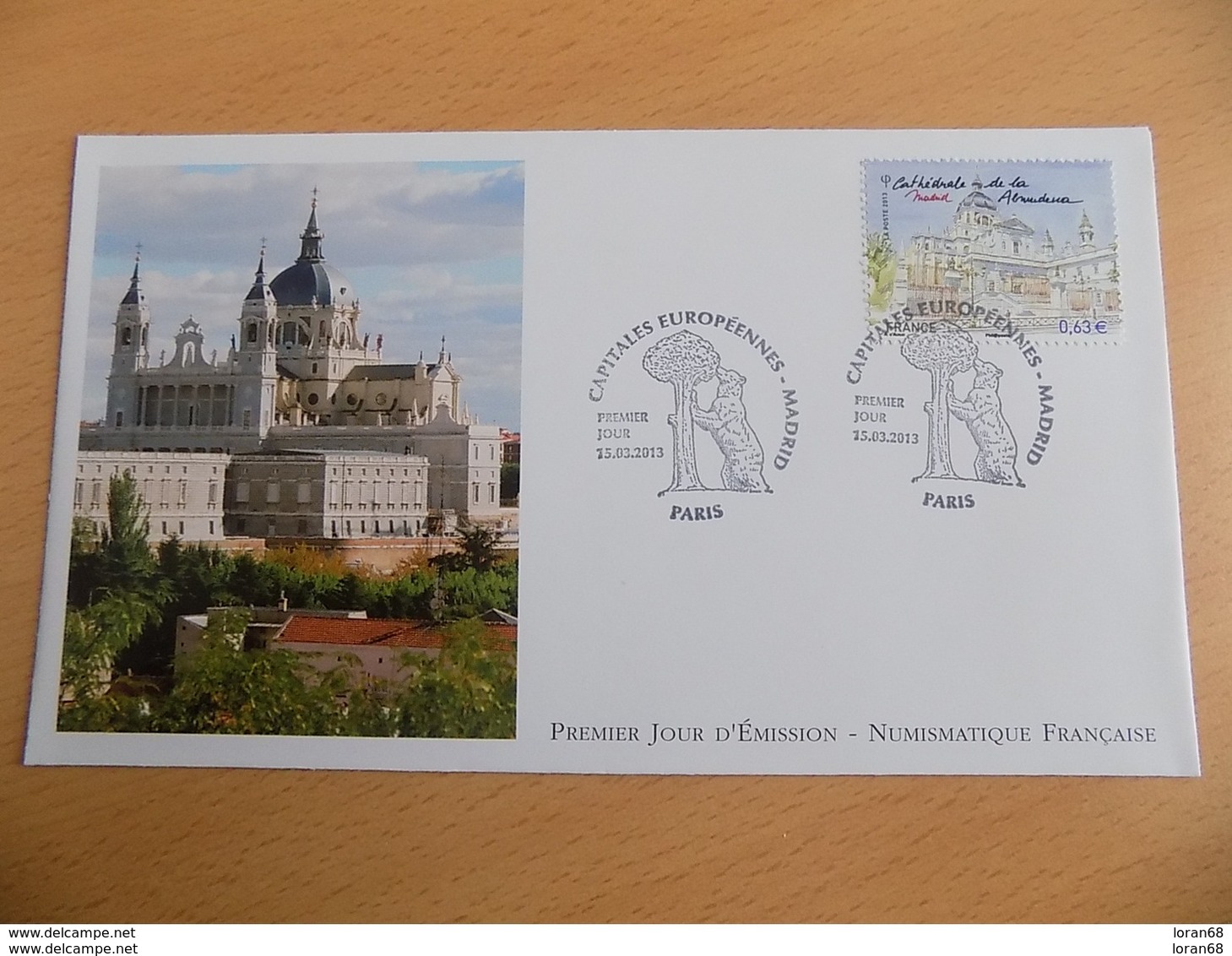 FDC France : Madrid, Cathédrale De La Almundena - Paris 15/03/2013 - 2010-2019